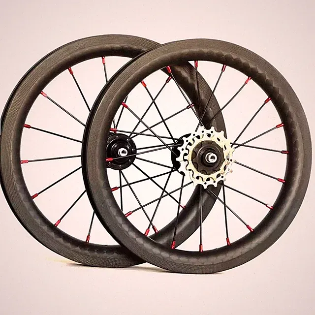 14inch 254 Folding Bicycle Carbon Wheelset 3 Speed 9-17T C / Disc Brake