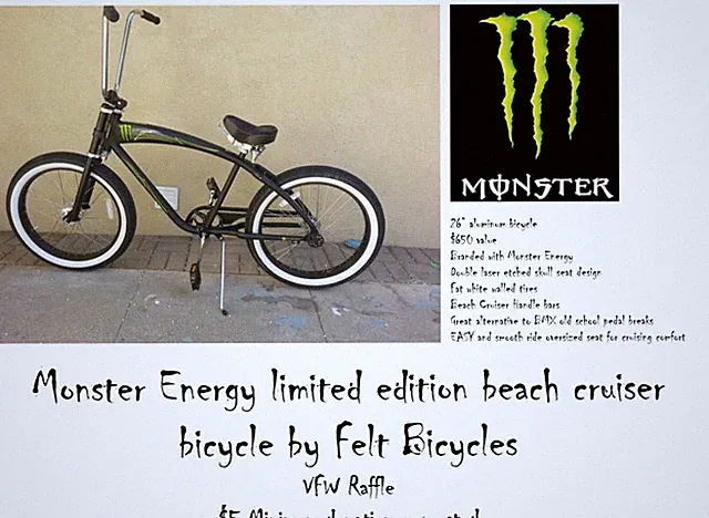 2014 Felt Monster Drink Cruiser Bicycle