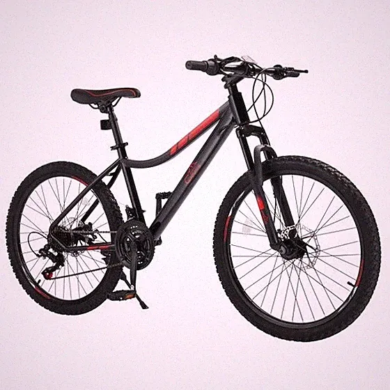 24" Mountain Bike with Shimano 21 Speed, Disc Brakes