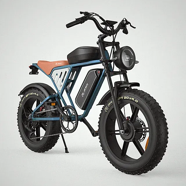 750w Dual Motor Electric Bike 48v 37ah 48km/h Adult Mountain E-bike Motorcycle