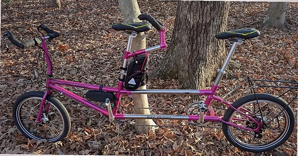 Bike Friday Ti-Lite Tandem Bicycle Rohloff Hub Handbuilt in US One of a Kind