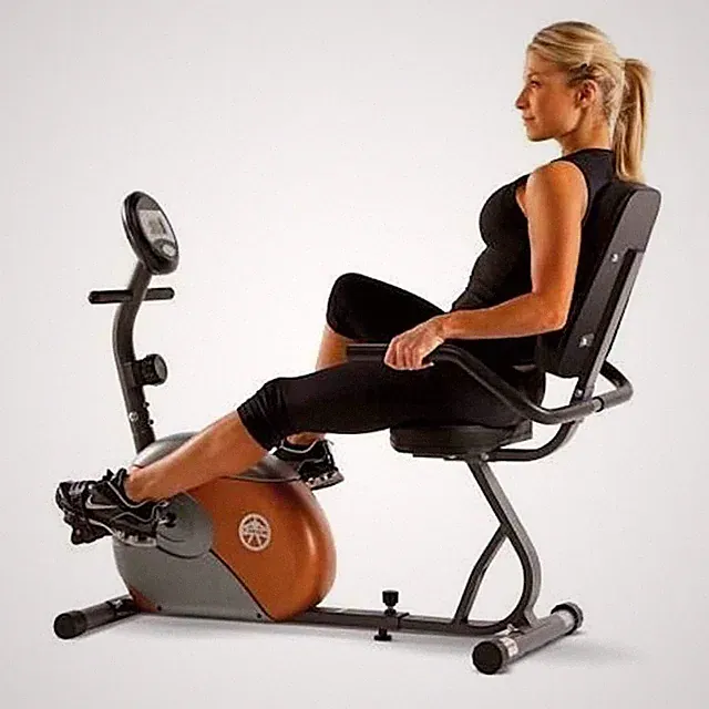 Exercise Bike Recumbent Mag Cycle w/ Resistance ME-709 Easy To Move & Assemble