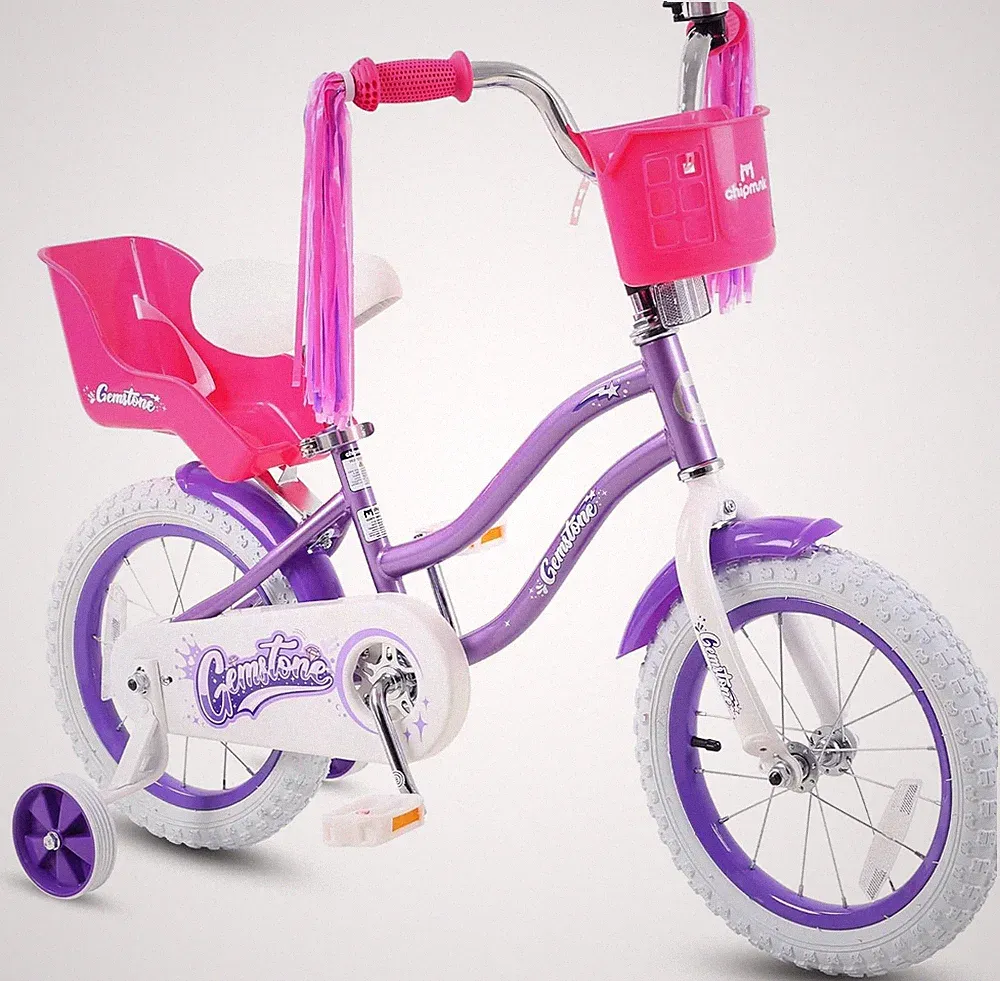 ROYALBABY CHIPMUNK KIDS BIKE TODDLERS 14 INCH WHEEL BICYCLE - GEMSTONE PURPLE