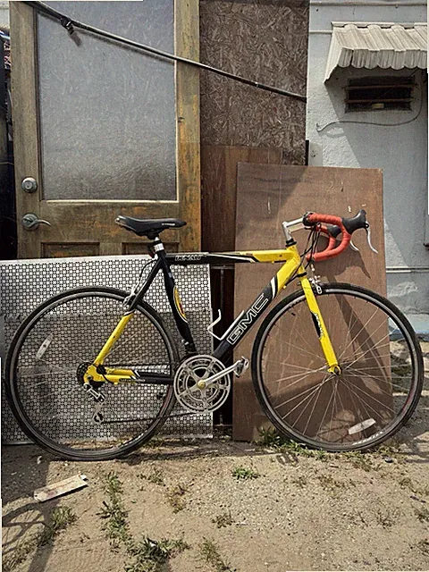Yellow GMC Denali Road Bike 14-Speed